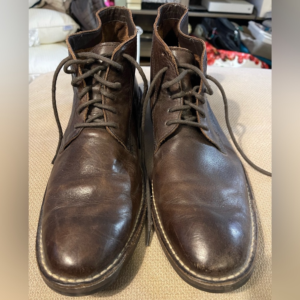 Cole Haan Brown Leather Boots Size 12